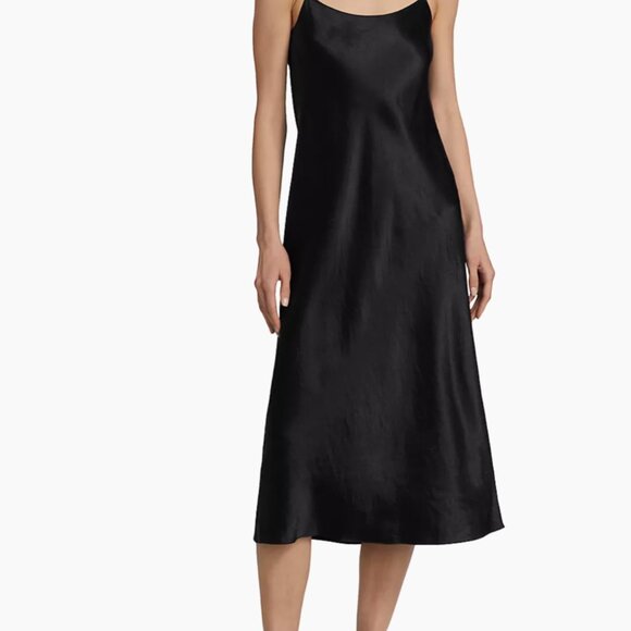 Vince Satin Slip Dress Size Small Perfect Condition - Picture 3 of 5